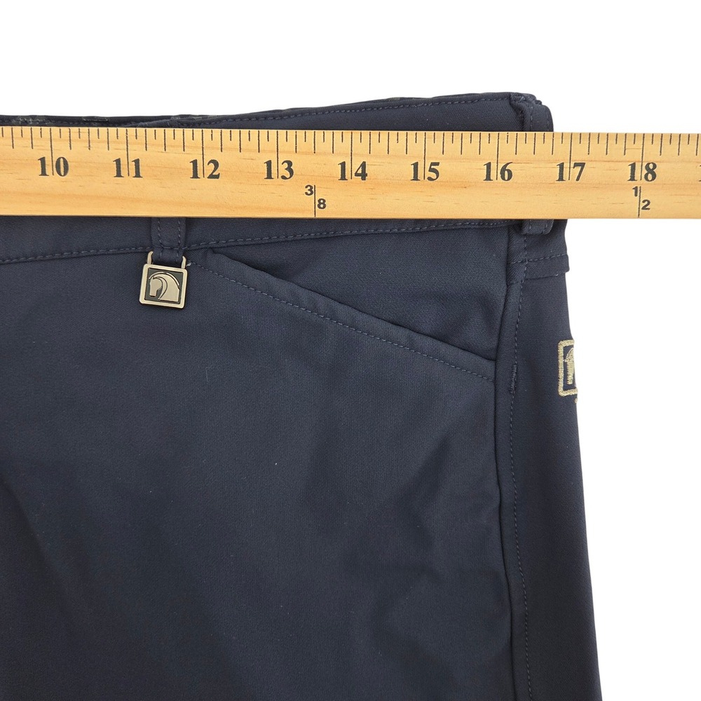 Romfh Sarafina Knee Grip Breeches 32R Navy Blue Equestrian Activewear - Picture 6 of 10